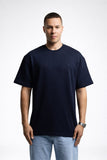 3003 Oversize Bisiklet Yaka Lacivert
