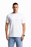3002 Slim Fit Bisiklet Yaka Beyaz