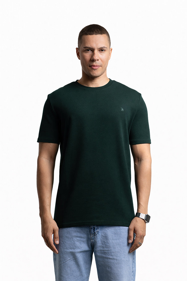 3002 Slim Fit Bisiklet Yaka Nefti