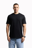 3002 Slim Fit Bisiklet Yaka Siyah