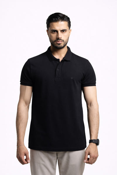 Polo Slim Siyah