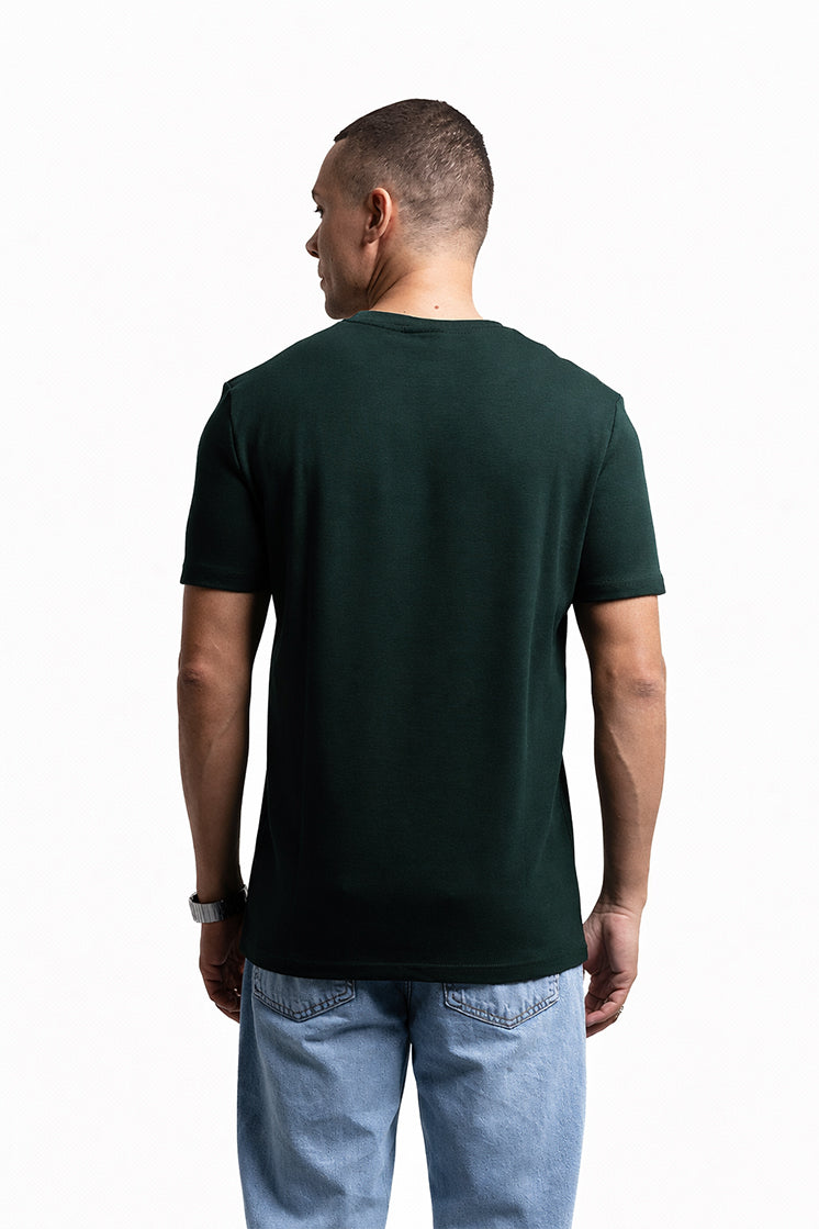 3002 Slim Fit Bisiklet Yaka Nefti
