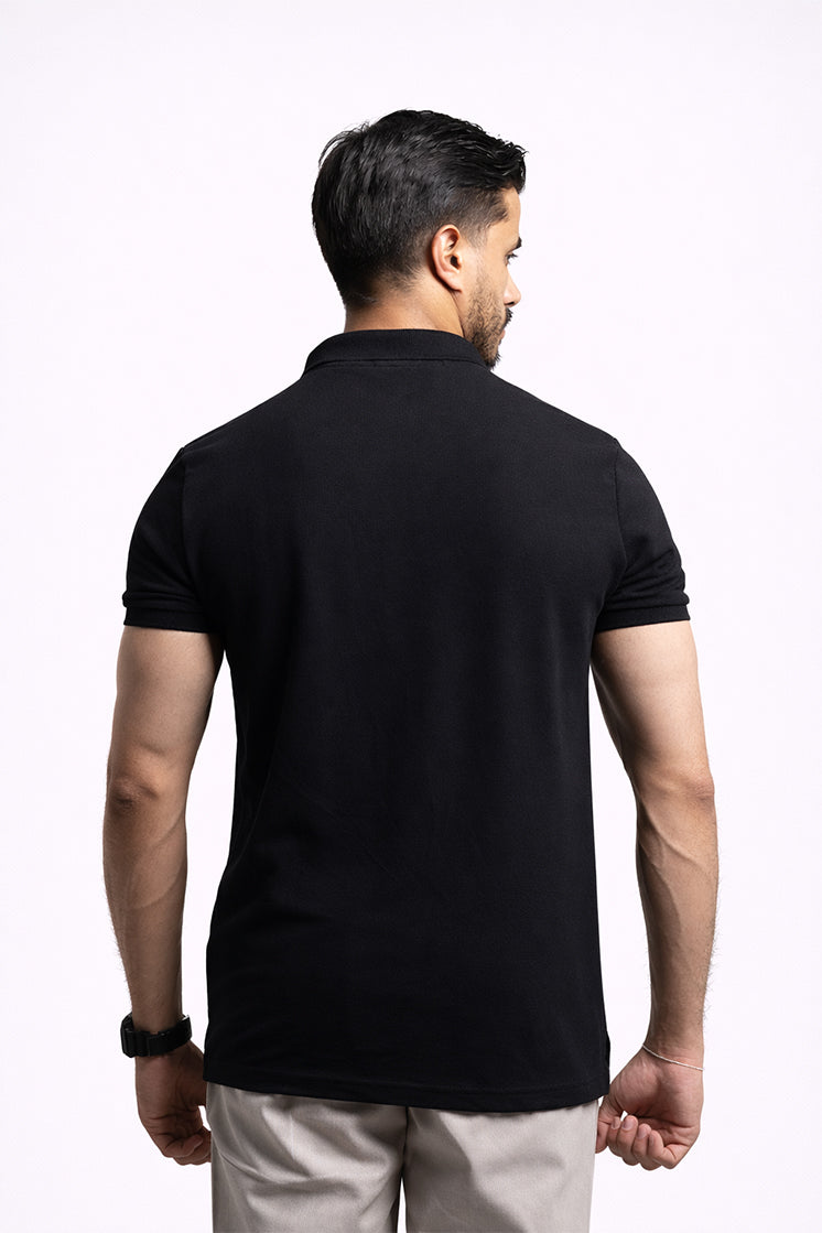 Polo Slim Siyah