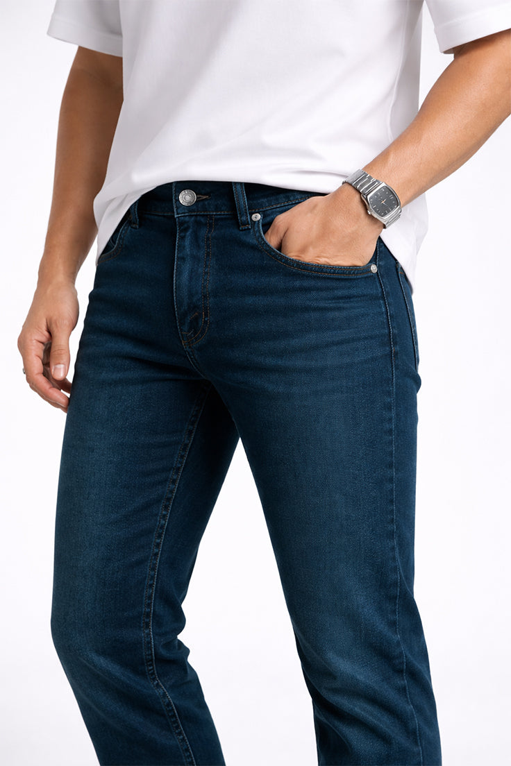 117 Comfort Normal Bel Normal Kesim Düz Paça Koyu Mavi 3
