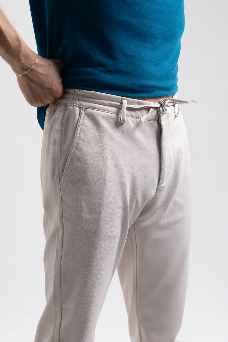 B713 Örme Jogger Pantolon Taş Rengi