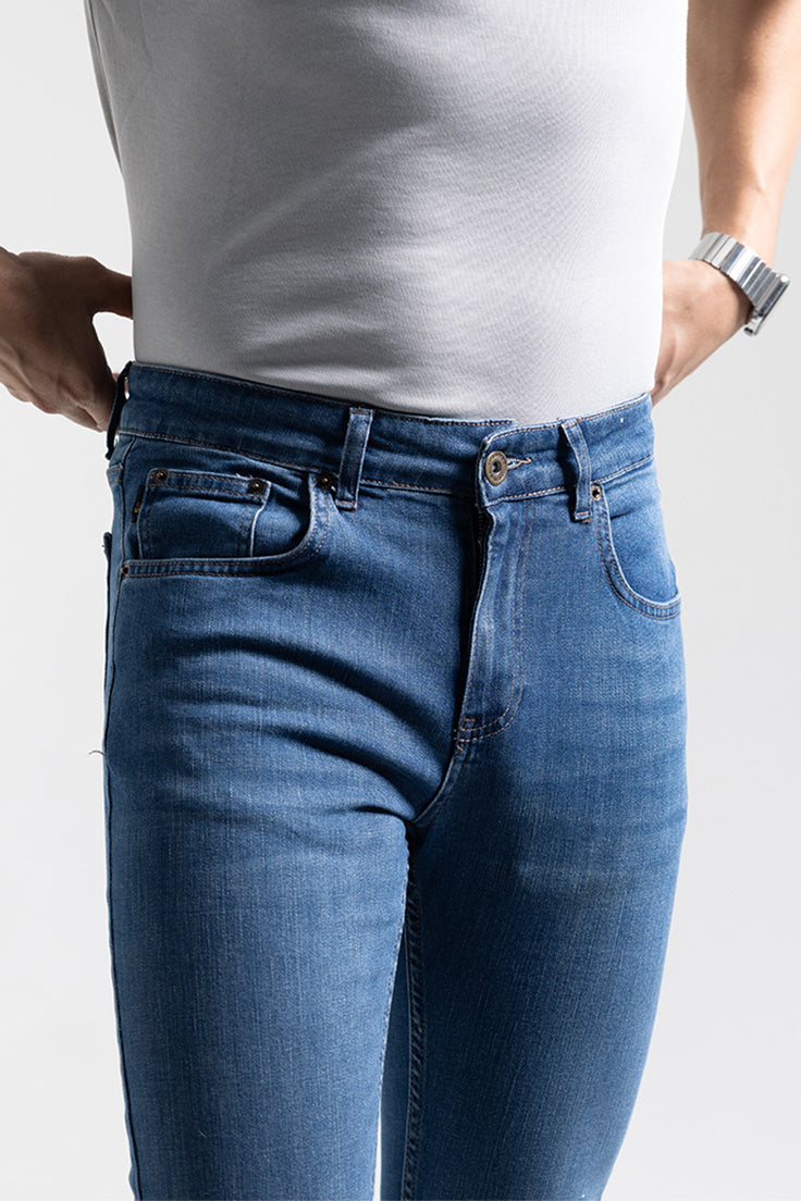117 Comfort Normal Bel Normal Kesim Düz Paça B720 İNDİGO MAVİ