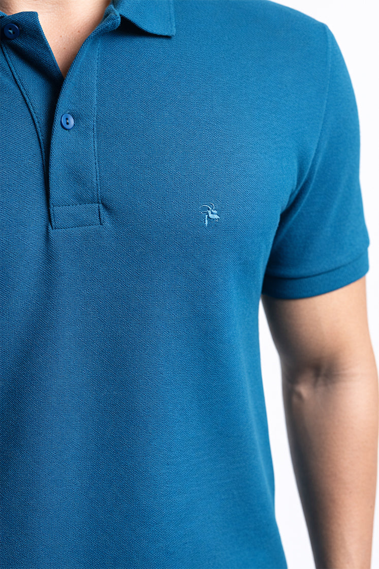 Polo Slim Mavi