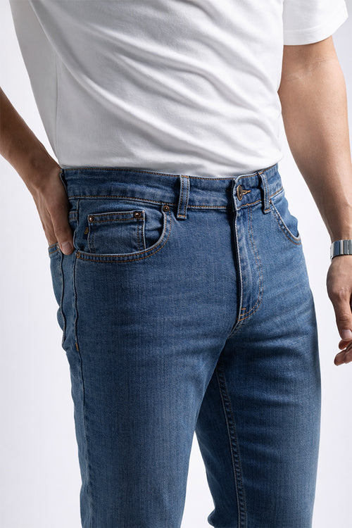 117 Comfort Normal Bel Normal Kesim Düz Paça B708 YEŞİL TİNT