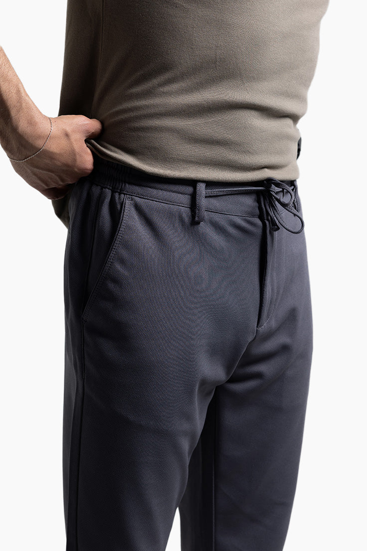 B716 Seymen Jogger Pantolon Antrasit Mavi