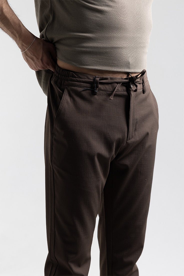 B718 Tulip Jogger Erkek Pantolon Kahve