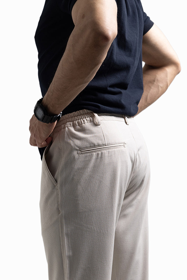 B716 Seymen Jogger Pantolon Krem
