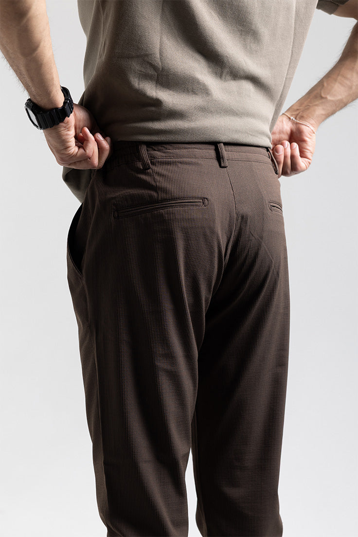 B718 Tulip Jogger Erkek Pantolon Kahve