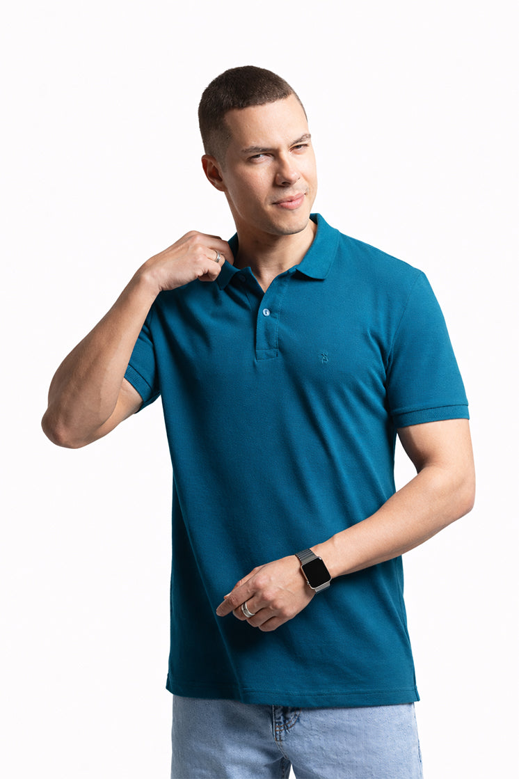Polo Slim Mavi