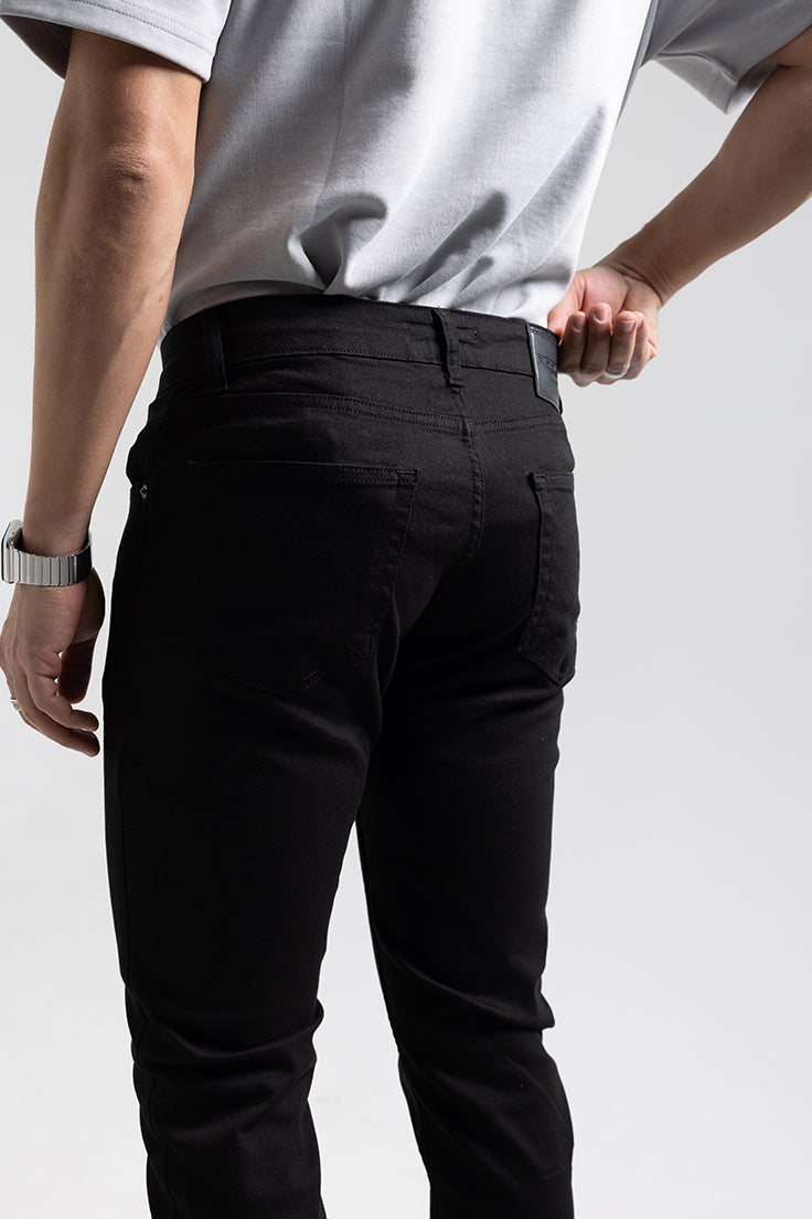 404 Slim Fit Normal Bel Dar Kesim Dar Paça Siyah B760