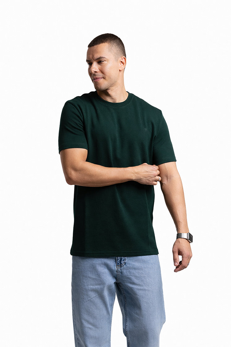 3002 Slim Fit Bisiklet Yaka Nefti