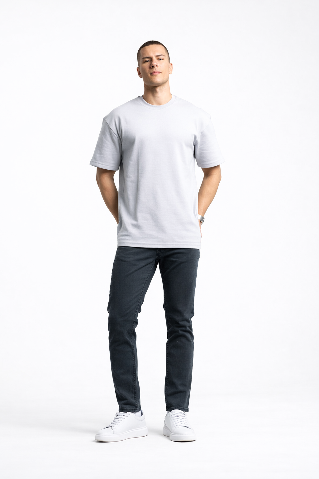 404 Slim Fit Normal Bel Dar Kesim Dar Paça Antrasit