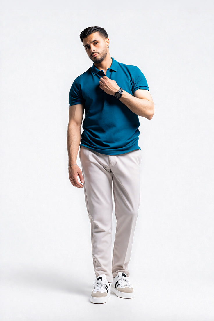 B713 Örme Jogger Pantolon Taş Rengi